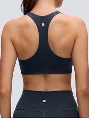 CRZ YOGA Black Sports Bra Racerback NWOT US Large (12)